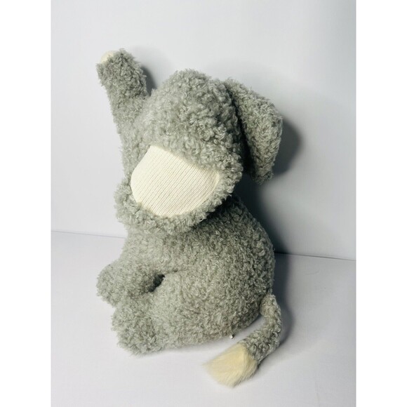 Elephant Plush Stuffed Animal Toy Commonwealth Curly Hair Cute Rare 17” Sitting - Picture 3 of 6
